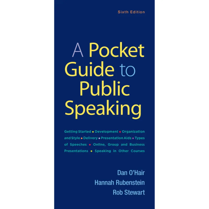 A Pocket Guide to Public Speaking, 6th Edition A Pocket Guide to Public Speaking, 6th Edition