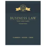 Business Law Text and Cases Fourteenth, 14th Edition